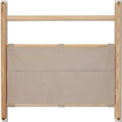 - Organizer i tekstil til ribbevæg - Light grey^KAOS Discount