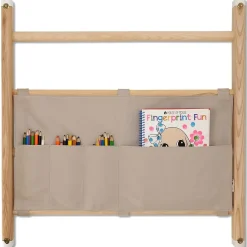 - Organizer i tekstil til ribbevæg - Light grey^KAOS Discount