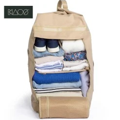 - Rygsæk, Weekend bag - 40 Liter - 28x50x28 cm - Beige*KAOS Online