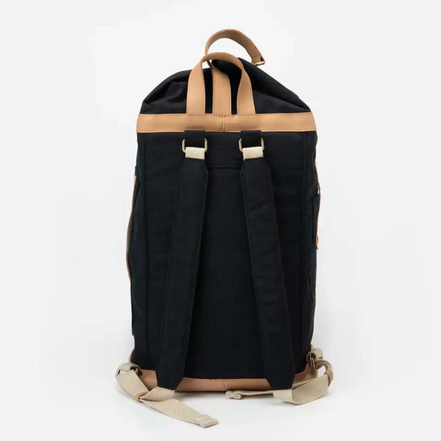 - Rygsæk, Weekend bag - 40 Liter - 28x50x28 cm - Sort med læder^KAOS Best