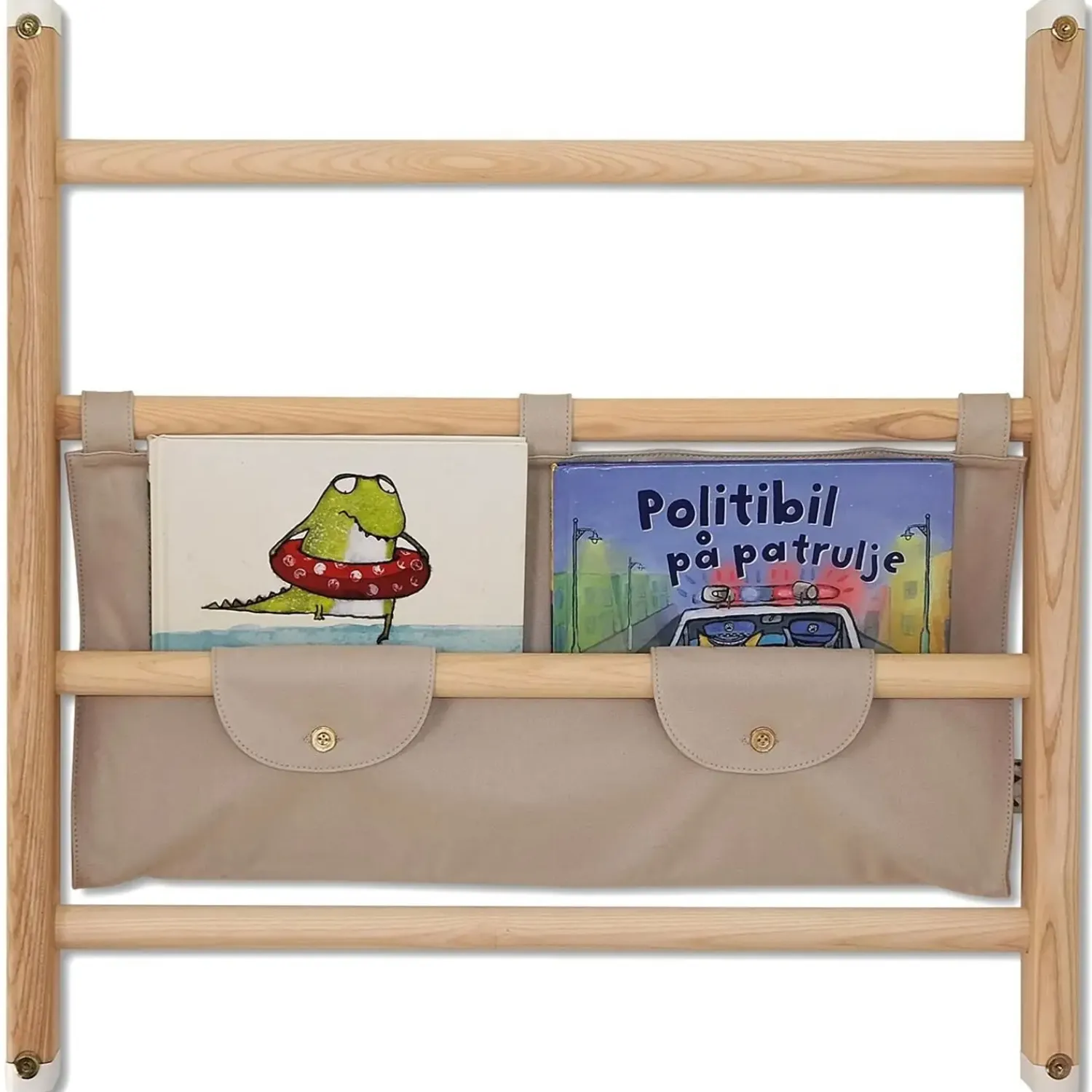 - Tekstilhylde til ribbevæg - light grey /lysegrå*KAOS New