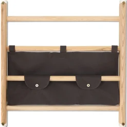 - Tekstilhylde til ribbevæg - dark grey^KAOS