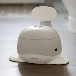 - Potty Training Toilet - Hval - Lys grå*Kindsgut Best