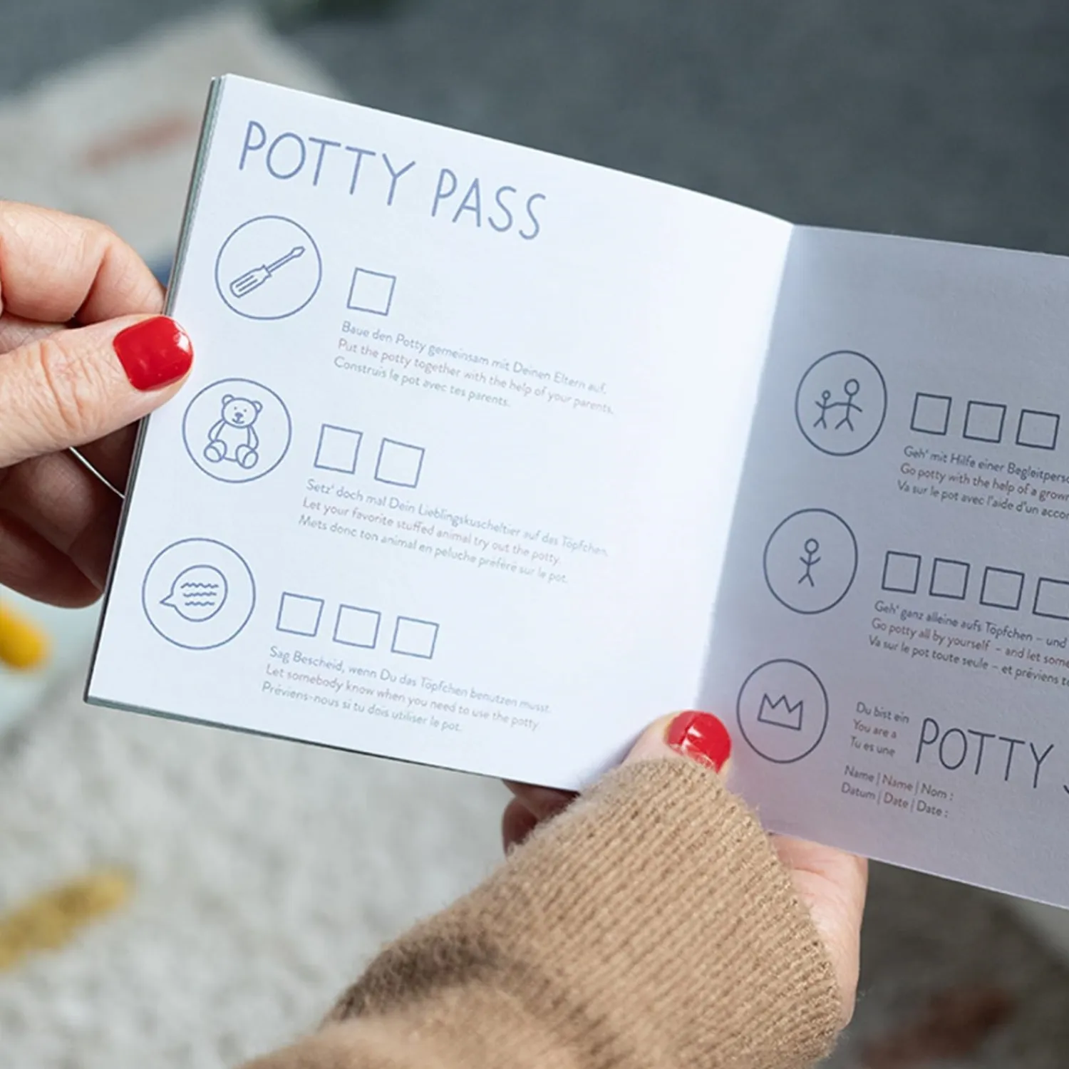 - Potty Training Toilet - Hval - Dusty Pink^Kindsgut Best