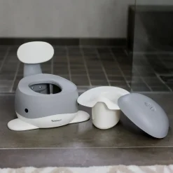 - Potty Training Toilet - Hval - Mørk grå*Kindsgut Hot