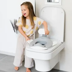 - Toiletsæde til børn - Hval - Mørkegrå^Kindsgut New
