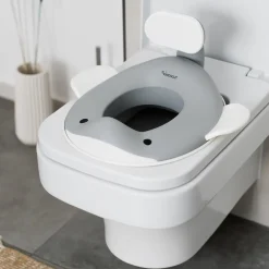 - Toiletsæde til børn - Hval - Mørkegrå^Kindsgut New