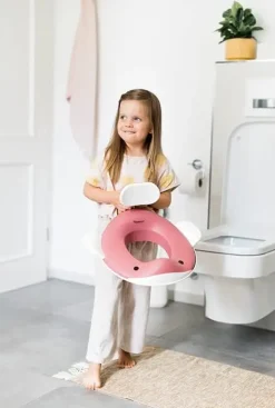 - Toiletsæde til børn - Hval - Dusty Pink^Kindsgut Outlet