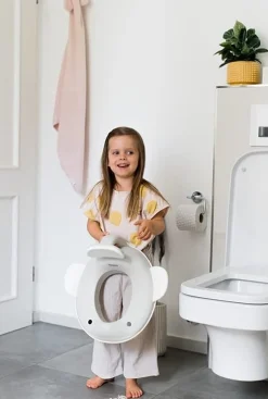 - Toiletsæde til børn - Hval - Lys grå*Kindsgut Best