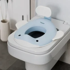 - Toiletsæde til børn - Hval - Lys blå*Kindsgut