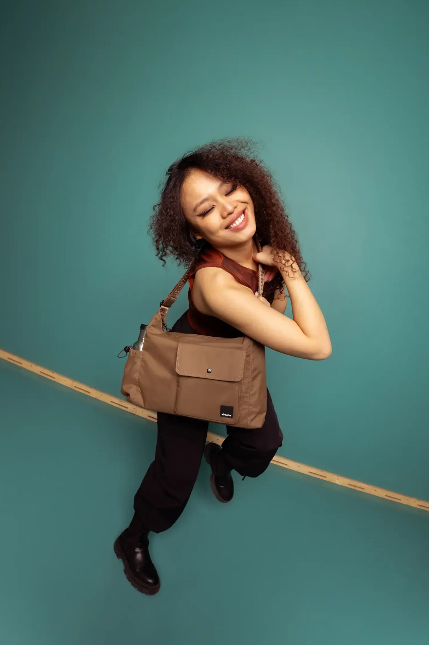 Kintobe -Taske - Milo - Brun - 41 x 30 x 10 cm^ Discount