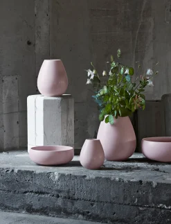 Knabstrup Kemarik - Earth vase H 24 cm dusty rose^Knabstrup Keramik Outlet