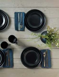 - tallerken Ø 19 cm black*Knabstrup Keramik Discount