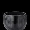 - urtepotteskjuler Ø 16 cm ripple black*Knabstrup Keramik Hot
