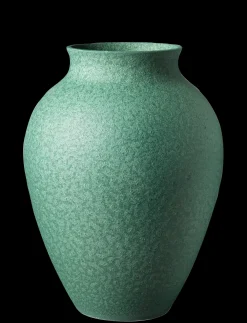 - vase H 27 cm verdigris green^Knabstrup Keramik Hot