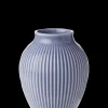 - vase H 12.5 cm ripple lavender^Knabstrup Keramik New