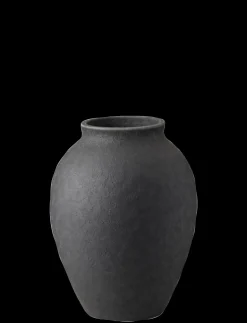 - vase H 12.5 cm black^Knabstrup Keramik Discount