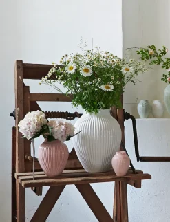 - vase H 12.5 cm ripple mint*Knabstrup Keramik Clearance