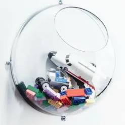 - Hanging display Orion - Large - transparent kugle - Sæt med 2 halvkugler^Koziol