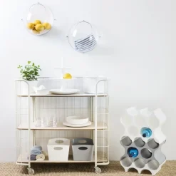 - Hanging display Orion - Large - transparent kugle - Sæt med 2 halvkugler^Koziol