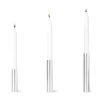 - Box 3 Slim Light lysetage Rustfrit stål - Højde 10 cm, 14 cm ,17 cm*Kunstindustrien Best