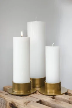 Kunstindustrien - Circle lysestage Ø5 cm - Guld^