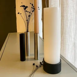 - Fat Light - Sort - Black - 4 x Ø8 cm^Kunstindustrien Sale