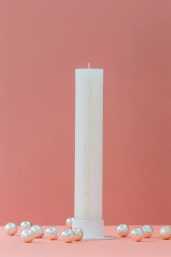 - Kalenderlys - Guld tal - 5 x 30 cm^Kunstindustrien Discount