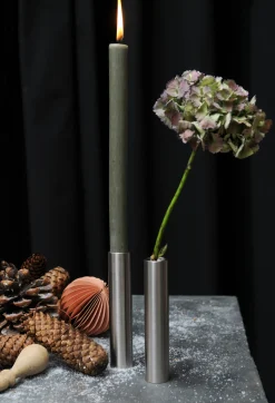 - Slim Light lysetage rustfri stål - Højde 10 cm^Kunstindustrien Online