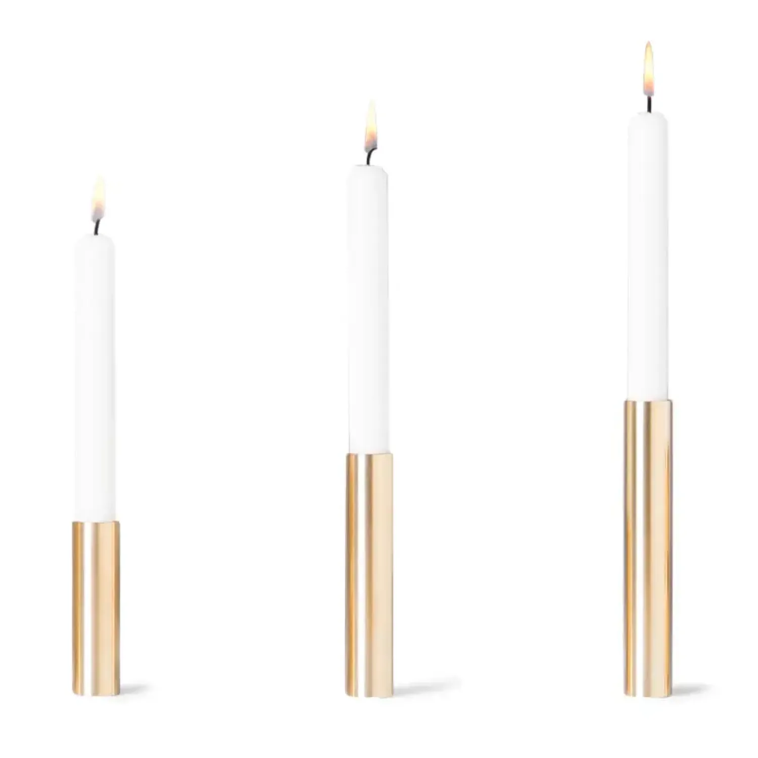 - Slim Light Lysetage - Messing - Højde 10 cm^Kunstindustrien Online