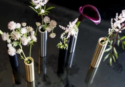 - Slim Vase - Sort - Højde 14 cm^Kunstindustrien Hot