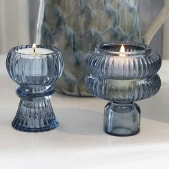 - Blow vendbar lysestage - Blå^La Vida Outlet