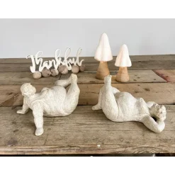 - Figur, buttede damer, 2 stk. ass.*La Vida