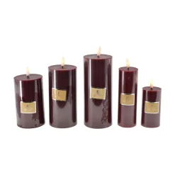 - LED Bloklys Modern - Bordeaux*La Vida Clearance