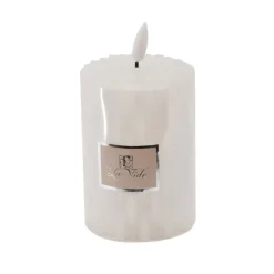 - LED Bloklys Pattern - Hvid*La Vida Sale