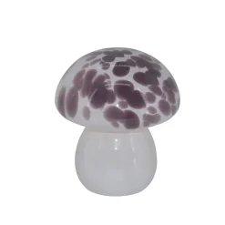 - Mushroom glaslampe LED, lille - Lavendel^La Vida Sale