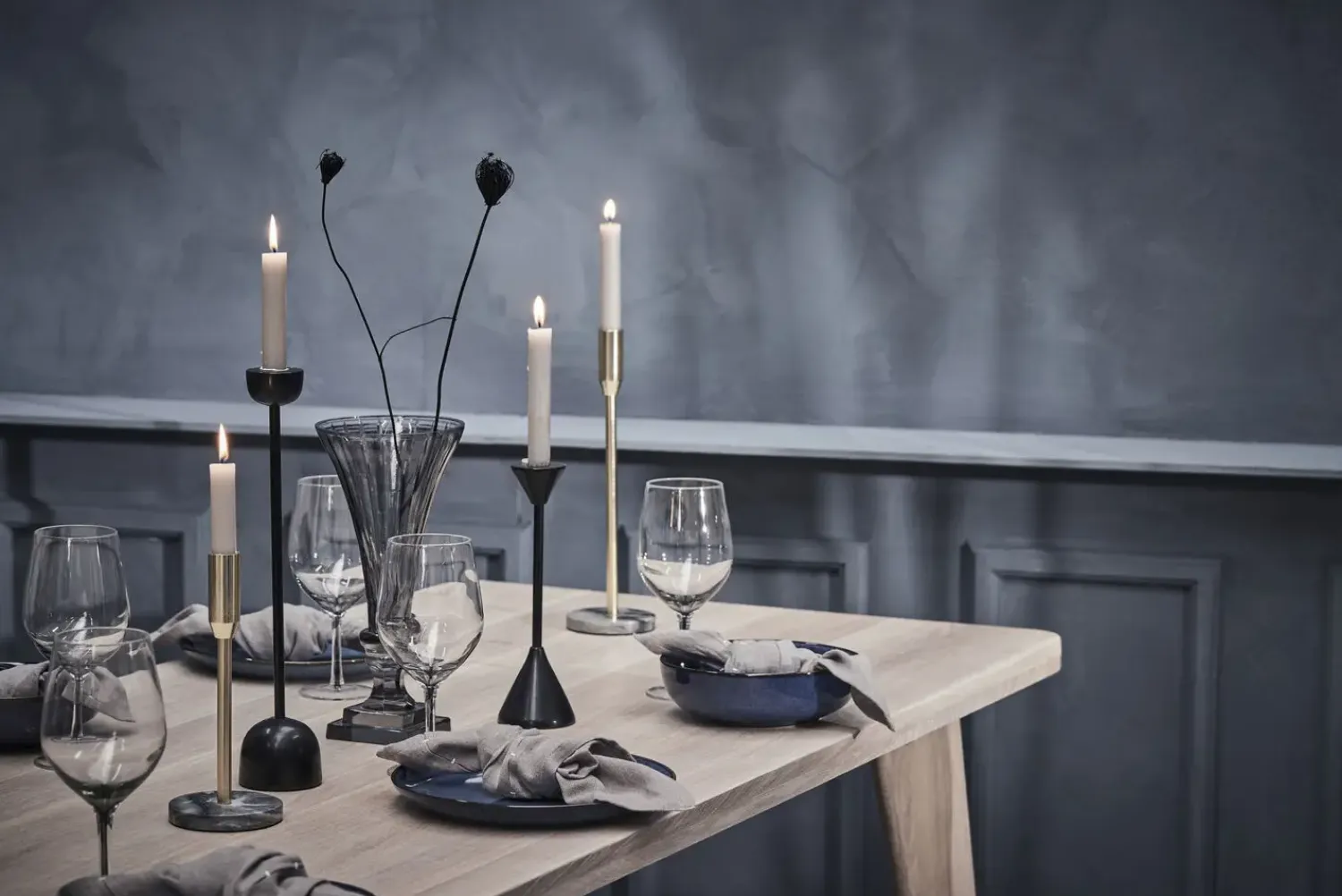 - Amera middagstallerken Ø26 cm. blå*Lene Bjerre Discount