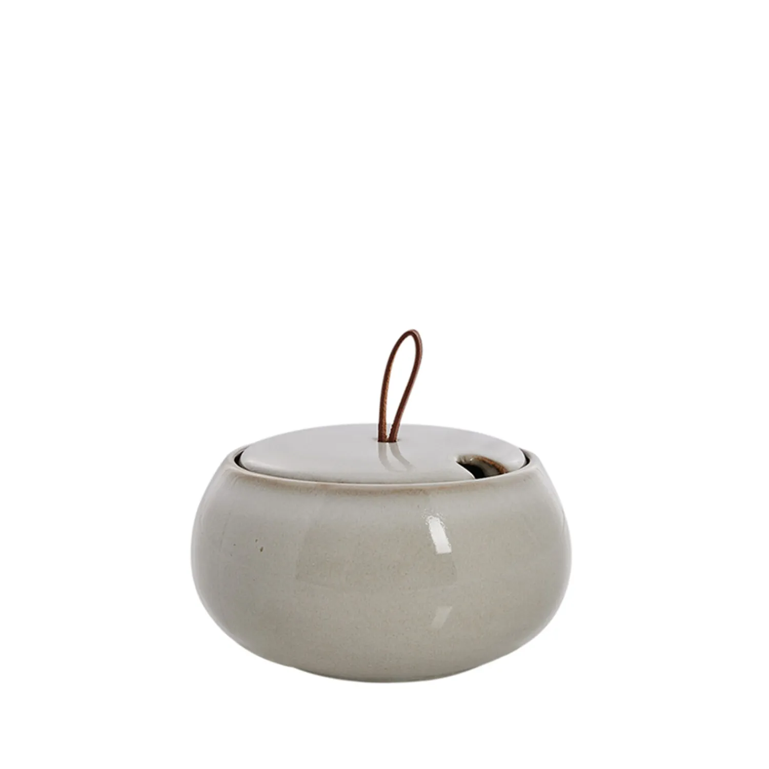 - Amera sukkerskål H7 cm. beige*Lene Bjerre Discount