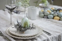 - Camille desserttallerken 19x19 cm. råhvid*Lene Bjerre Online