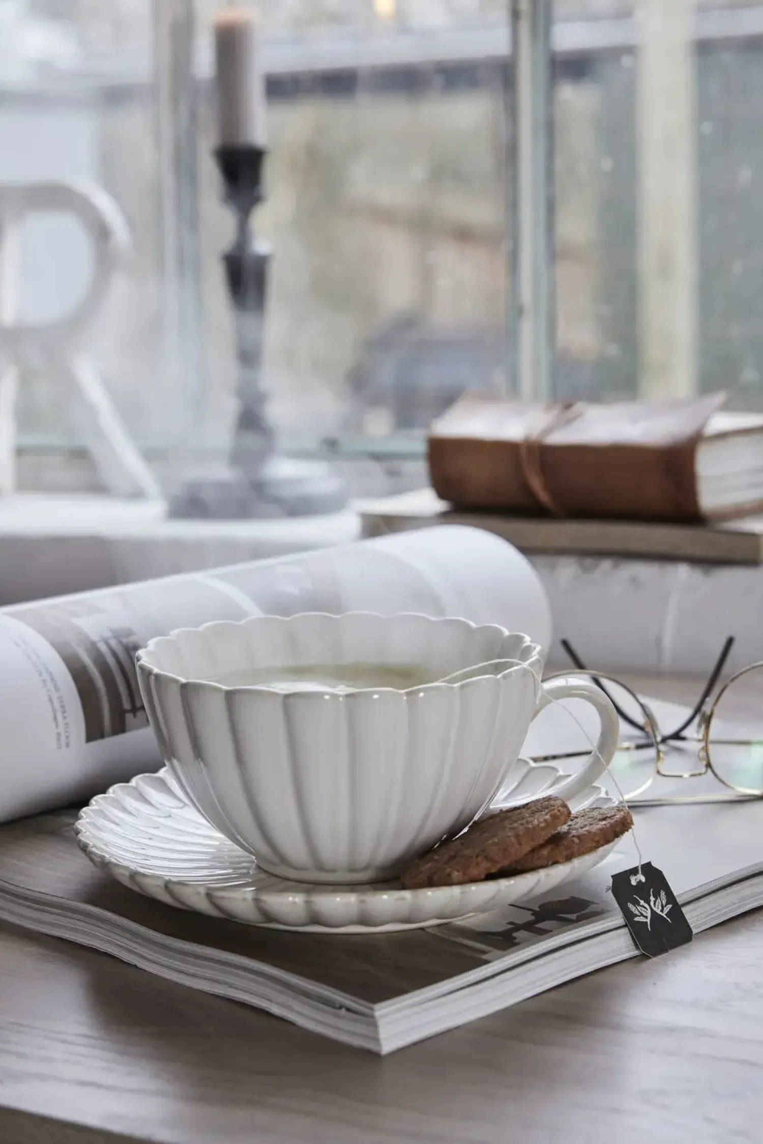 - Camille kop/underkop 7 cm råhvid^Lene Bjerre Outlet