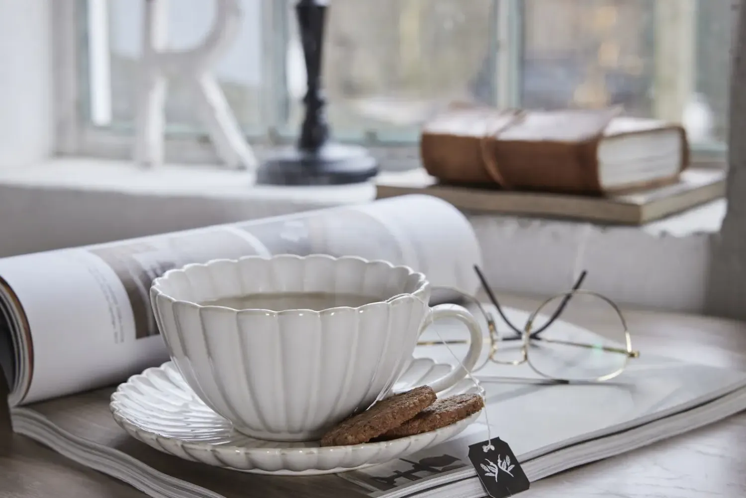 - Camille kop/underkop 7 cm råhvid^Lene Bjerre Outlet