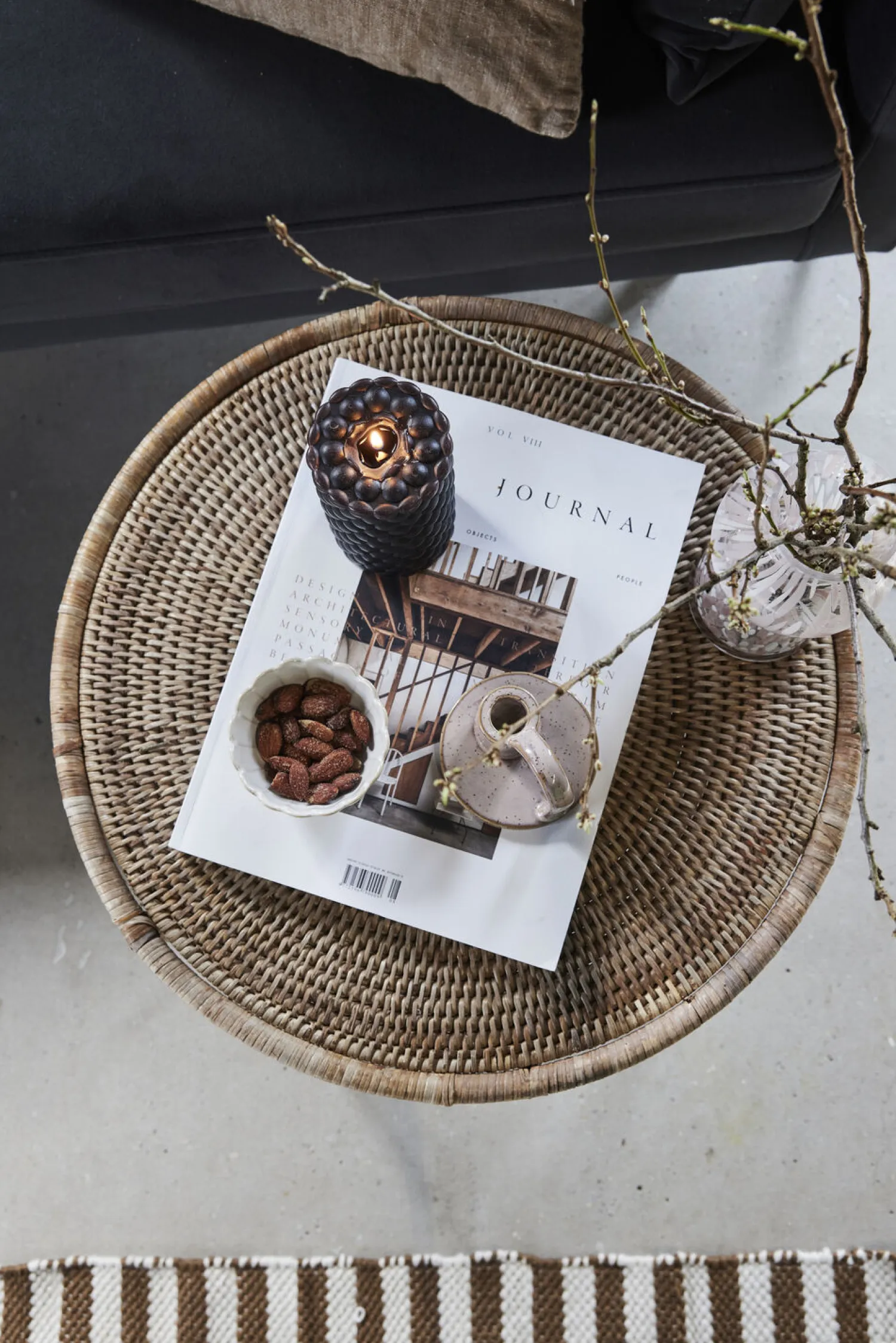 - Camille skål 8,5x8,5 cm. råhvid*Lene Bjerre Hot