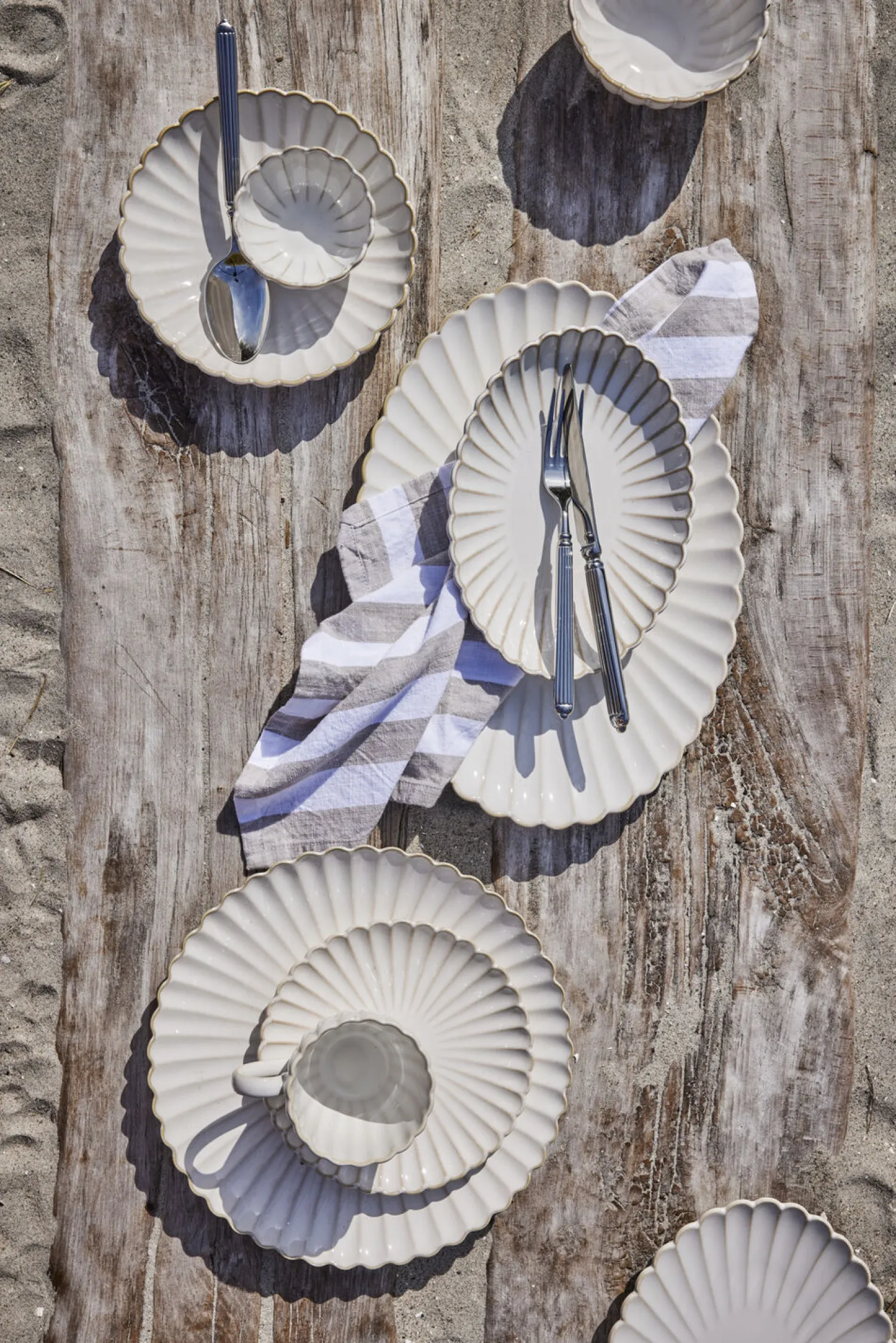 - Camille skål 15x15 cm. råhvid^Lene Bjerre Clearance