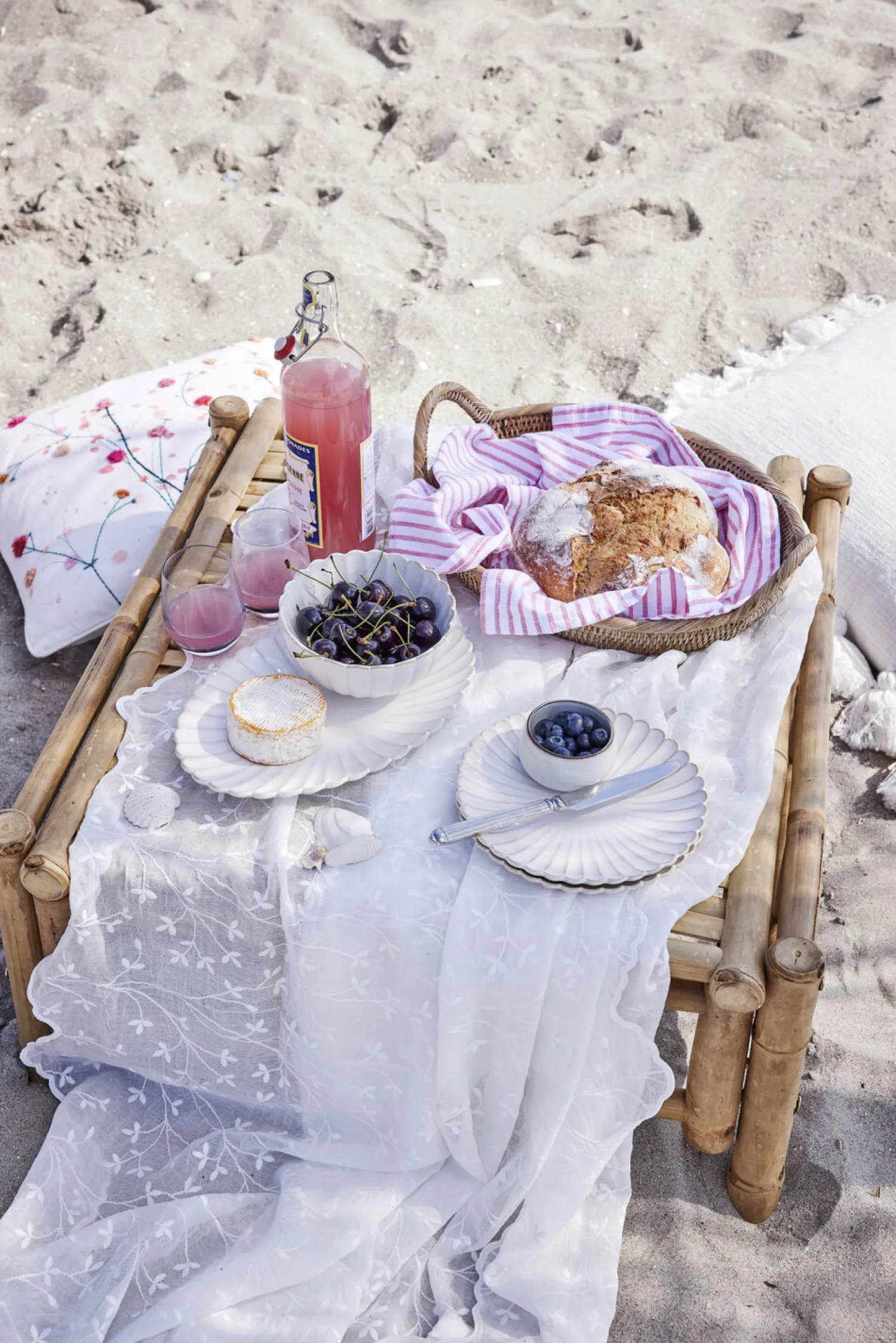 - Camille skål 15x15 cm. råhvid^Lene Bjerre Clearance