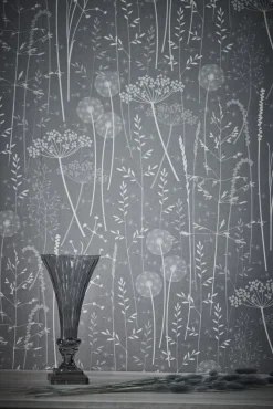 - Ciselle vase H31 cm. mørkegrå^Lene Bjerre Discount