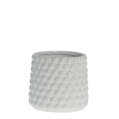 - Dotsie urtepotteskjuler Ø18cm hvid*Lene Bjerre Hot