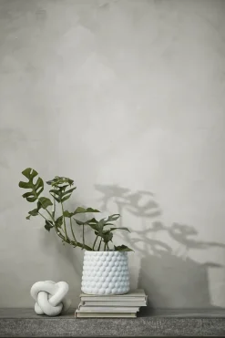 - Dotsie urtepotteskjuler Ø14cm hvid^Lene Bjerre Best