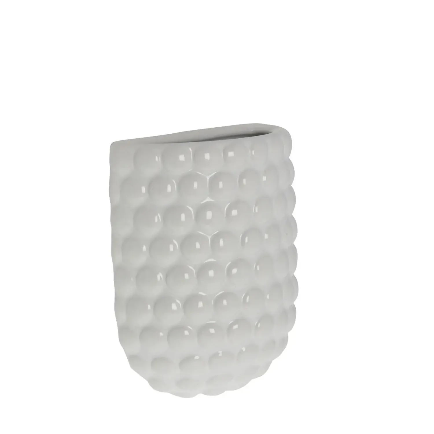 - Dotsie væghængt vægpotte H20 cm. hvid*Lene Bjerre