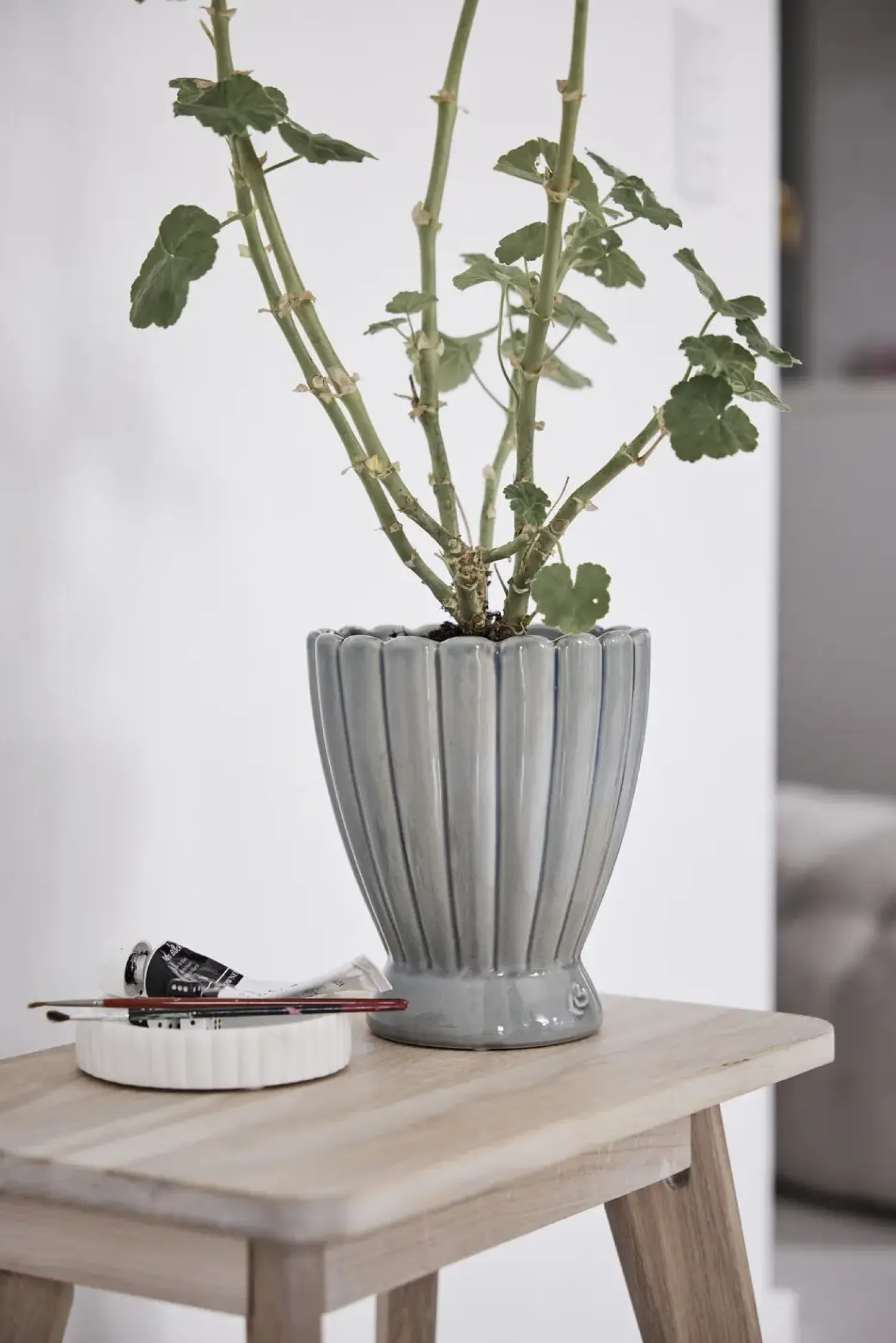 - Eliana sæbeskål/smykkeskål ø12 cm. hvid marmor^Lene Bjerre New