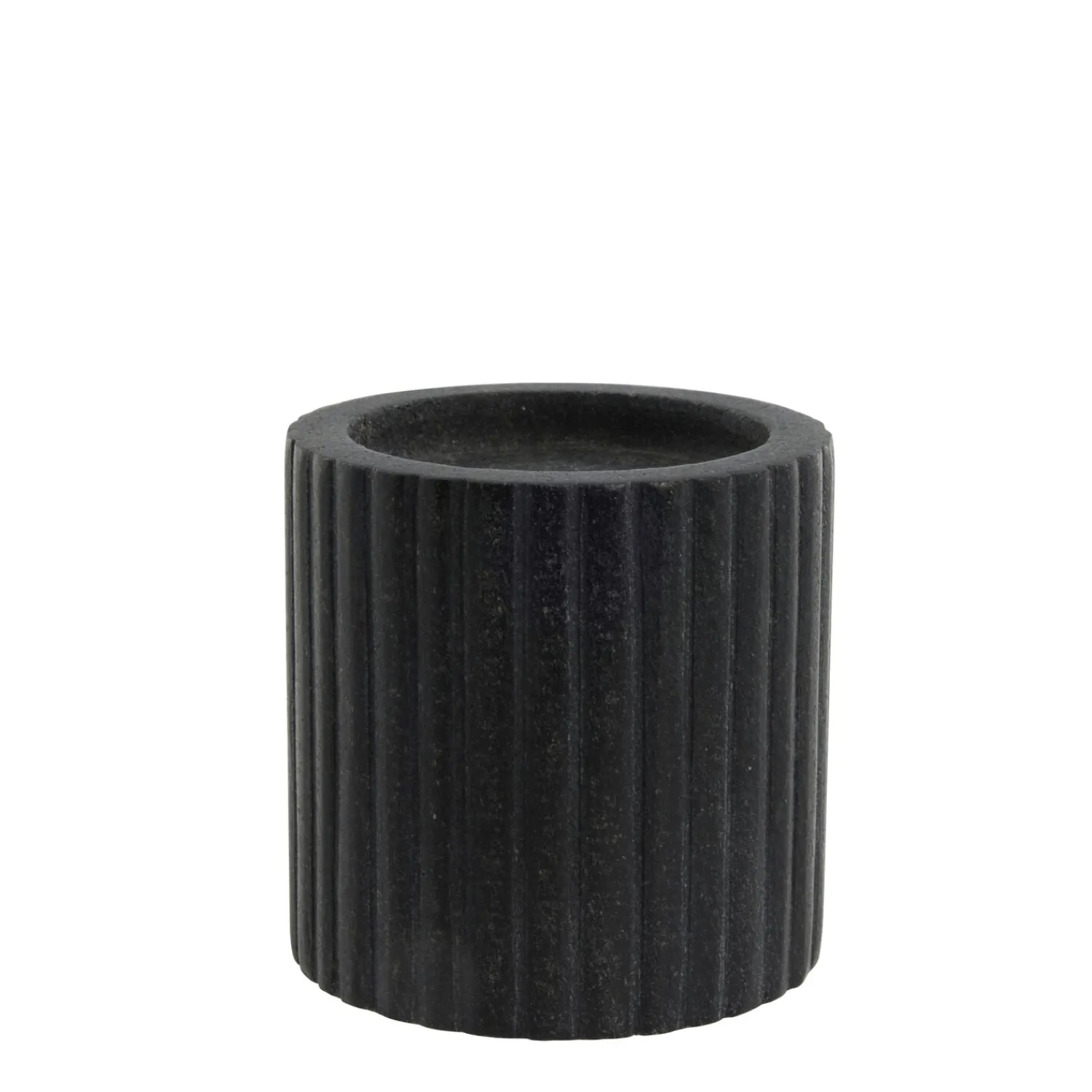 - Eliana stage til bloklys 10 cm. sort marmor^Lene Bjerre Outlet